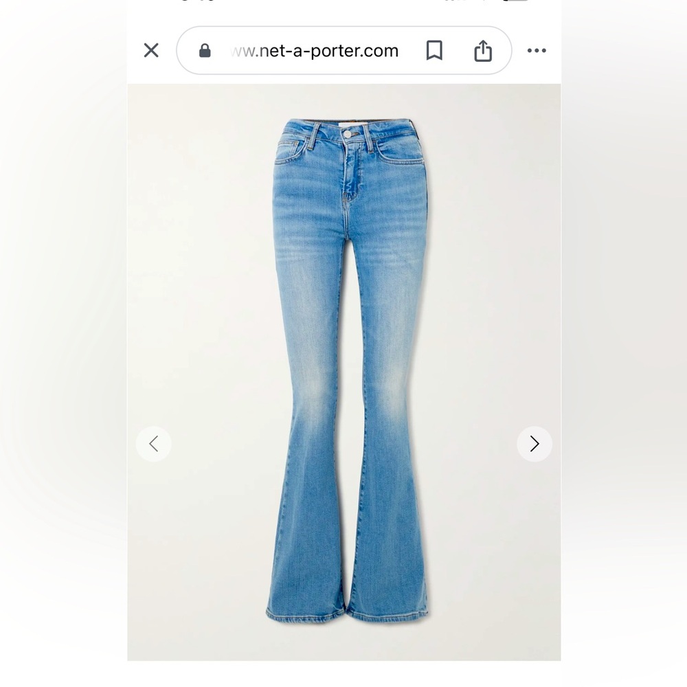 Frame Le High Flare size 24- purchased from net a porter worn once